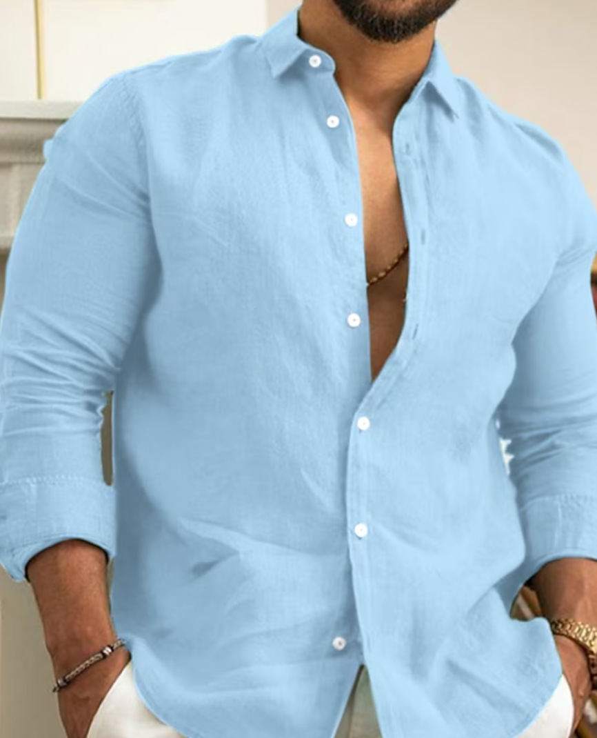Isirdorus – Elegantes Leinenhemd für Herren, Bild 3