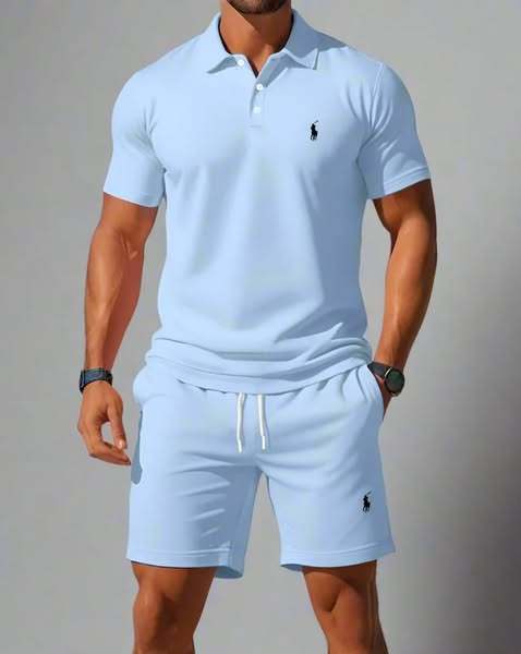 Ralph Lauren Zweiteiliges Set Hellblau Ansicht 1